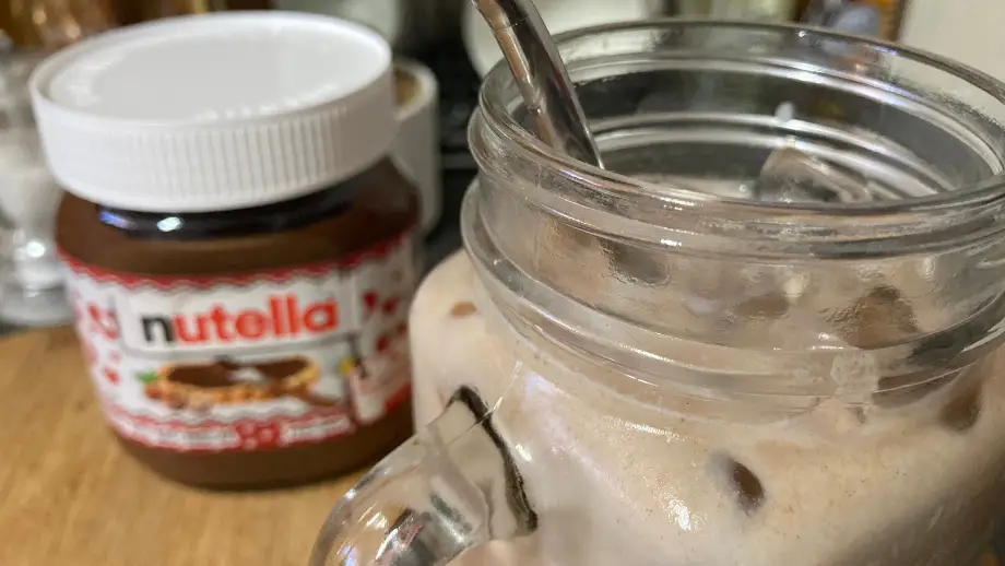 Iced Nutella Latte