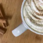 Cinnamon Bun Latte for above