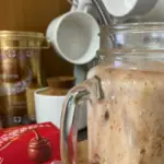 Lindt chocolate mocha in a jar.